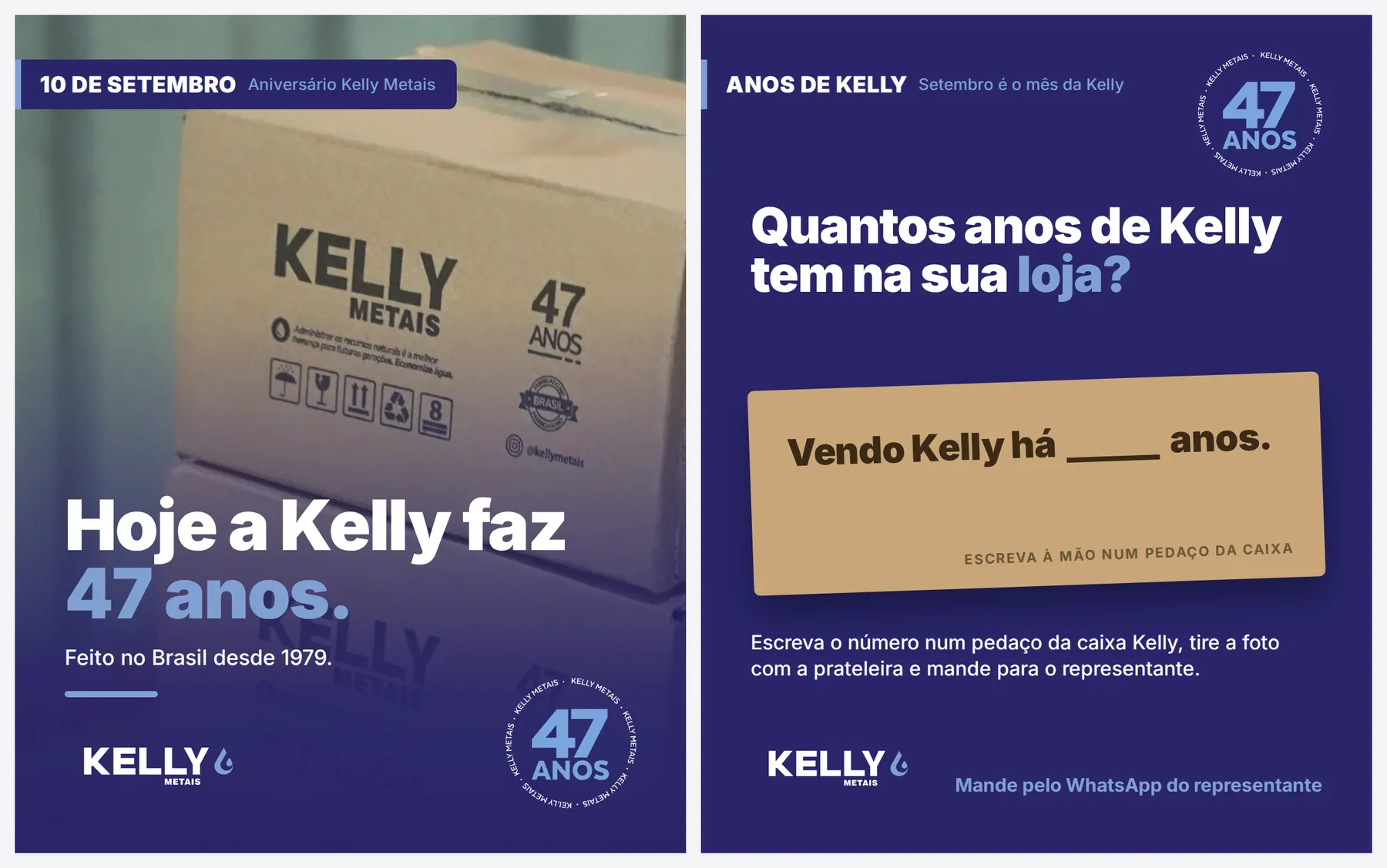 47 anos sem parabéns: a caixa real e a pergunta para a loja.